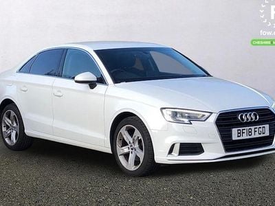 Used Audi A3 Sport 116 HP (85 kW) 2018 White Sedan