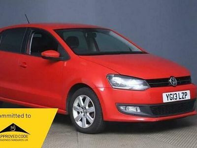 Used VW Polo Match 75 HP (55 kW) 2013 Red Hatchback