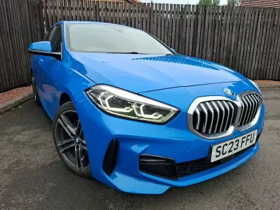 Used BMW 118 M Sport 136 HP (100 kW) 2023 Blue Hatchback