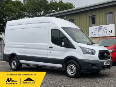 Used Ford Transit 130 HP (95 kW) 2018 White Van