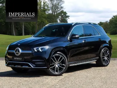 Käytetty Mercedes GLE350 AMG line 2020 Musta Farmari