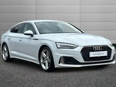 Used Audi A5 Sportback Sport 150 HP (110 kW) 2024 White Hatchback