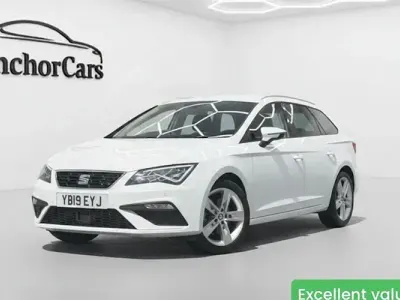 Used Seat Leon FR 150 HP (110 kW) 2019 White Estate