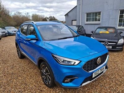 Used MG ZS Exclusive 106 HP (77 kW) 2022 Blue Hatchback