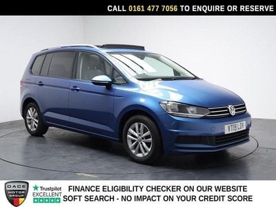 Used VW Touran Family 150 HP (110 kW) 2019 Blue MPV