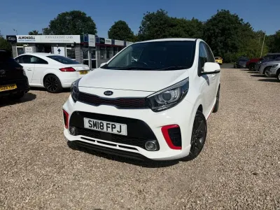 Used Kia Picanto GT-Line 83 HP (61 kW) 2018 White Hatchback