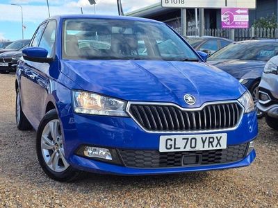 Used Skoda Fabia SE 60 HP (44 kW) 2020 Blue Hatchback