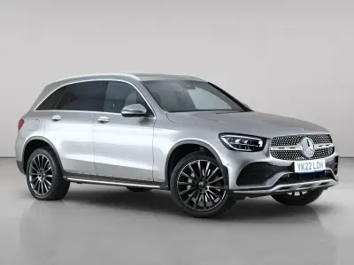 Used Mercedes GLC300e AMG line 2022 Silver SUV