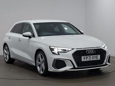 White Used 2022 Audi A3 S-Line Hatchback | £19,998 (Fair price)