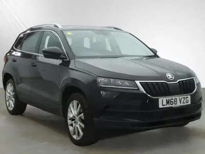 Used Skoda Karoq SE L 116 HP (85 kW) 2018 Black SUV