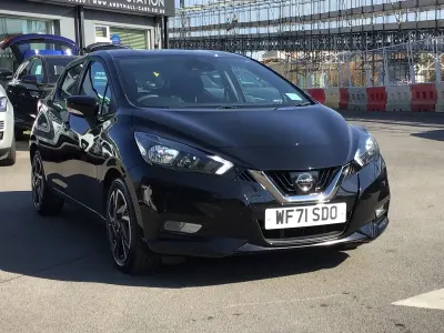 Used Nissan Micra Acenta 92 HP (67 kW) 2021 Black Hatchback
