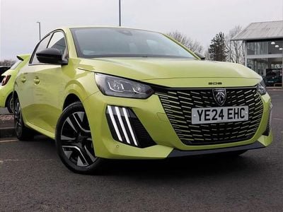Used Peugeot 208 Allure 101 HP (74 kW) 2024 Yellow Hatchback