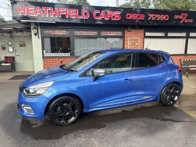 Used Renault Clio GT-Line 120 HP (88 kW) 2015 Blue Hatchback