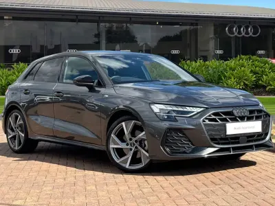 Used Audi A3 Black Edition 150 HP (110 kW) 2025 Grey Hatchback