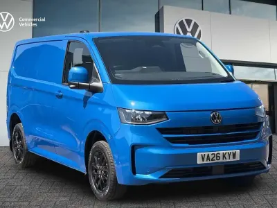 New VW T7 Pro 2026 Mid blue metallic Van