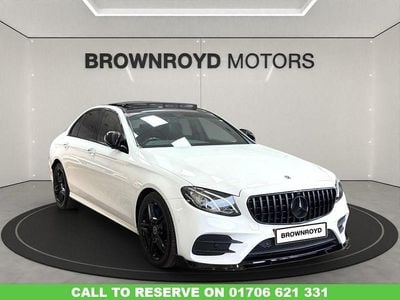 White Used 2018 Mercedes E220 AMG line Sedan | £19,990 (Fair price)