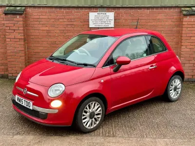 Used Fiat 500 Pop Star 69 HP (50 kW) 2015 Red Hatchback