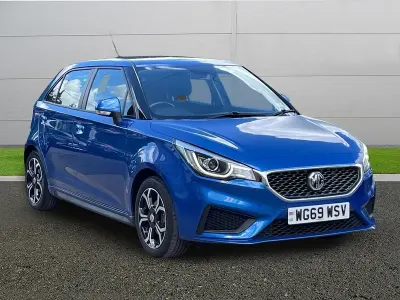 Used MG MG3 Excite 106 HP (77 kW) 2019 Blue Hatchback