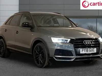 Used Audi Q3 Black Edition 150 HP (110 kW) 2018 Grey SUV