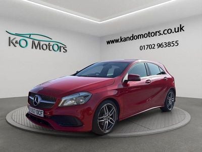 Used Mercedes A160 AMG line 102 HP (75 kW) 2017 Red Hatchback