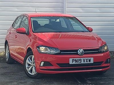Second-hand VW Polo SE 65 CP (47 kW) 2019 Roșu Hatchback