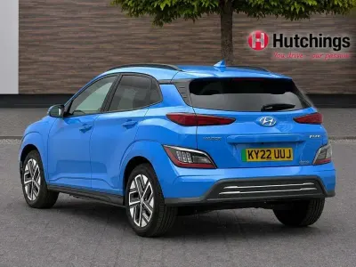Used Hyundai Kona Premium 100 kW (136 HP) 2021 Blue SUV
