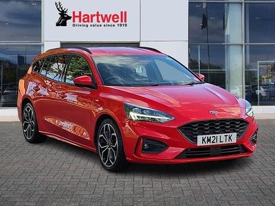 Exclusive paint ruby red Used 2021 Ford Focus ST-Line X Estate | £13,591 (Fair price)