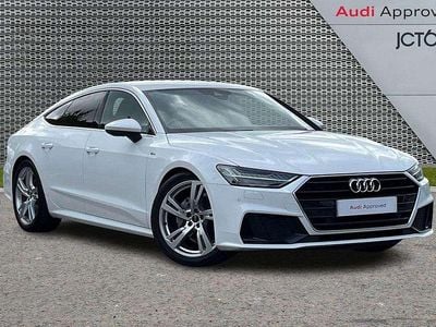 Used Audi A7 S-Line 245 HP (180 kW) 2021 White Sedan