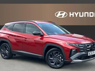 New Hyundai Tucson Blackline 239 HP (175 kW) 2026 Metallic  ultimate red SUV