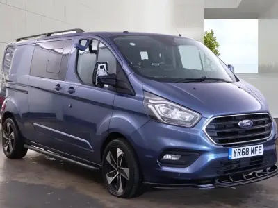 Used Ford Transit Custom Limited 130 HP (95 kW) 2018 Blue Van