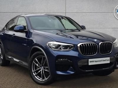 Blue Used 2019 BMW X4 M Sport SUV | £27,995 (Fair price)