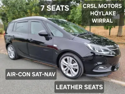 Used Vauxhall Zafira SRi 140 HP (102 kW) 2016 Black MPV