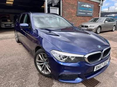 Used BMW 520 M Sport 187 HP (137 kW) 2018 Blue Estate