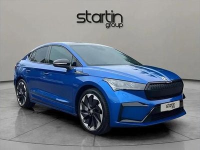 Used Skoda Enyaq iV SportLine 150 kW (204 HP) 2023 Blue SUV