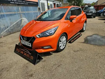 Used Nissan Micra Acenta 92 HP (67 kW) 2020 Orange Hatchback