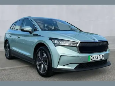 Used Skoda Enyaq iV ecoSuite 150 kW (204 HP) 2023 Arctic silver metallic SUV
