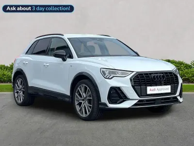Used Audi Q3 Black Edition 150 HP (110 kW) 2025 White SUV