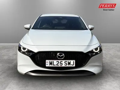 Used Mazda 3 Exclusive-Line 138 HP (101 kW) 2025 White Hatchback