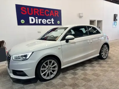 Begagnad Audi A1 S-Line 2016 Vit Halvkombi