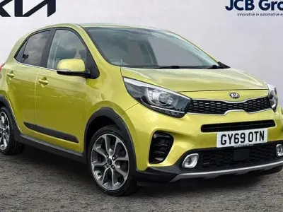 Begagnad Kia Picanto X-Line 84 HK (61 kW) 2019 Grön Halvkombi