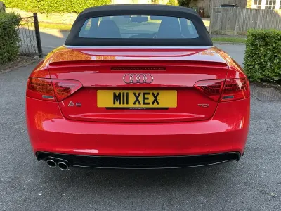 Used Audi A5 Cabriolet S-Line 2016 Red Cabriolet