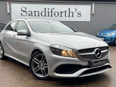 Used Mercedes A200 AMG line 136 HP (100 kW) 2017 Silver Hatchback