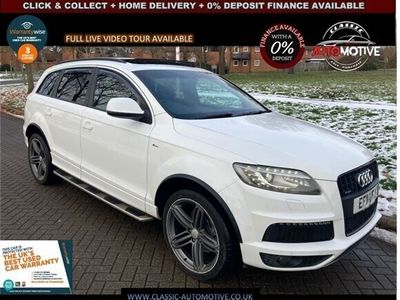 used Audi Q7 3.0 TDI QUATTRO S LINE 5d 240 BHP *GREAT CONDITION+0% DEPOSIT FINANCE