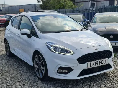 Second-hand Ford Fiesta ST-Line 100 CP (73 kW) 2019 Alb Hatchback