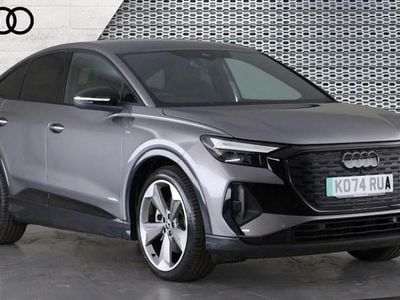 Grey Used 2025 Audi Q4 e-tron Black Edition SUV | £34,700 (Fair price)
