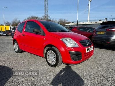 Used Citroën C2 60 HP (44 kW) 2009 Red Hatchback