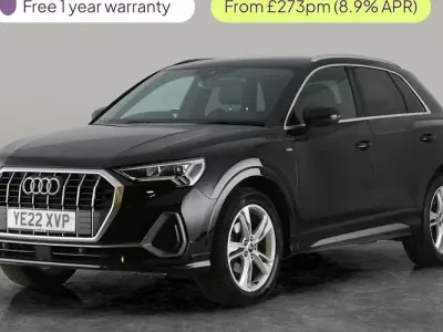 Used Audi Q3 S-Line 150 HP (110 kW) 2022 Black SUV