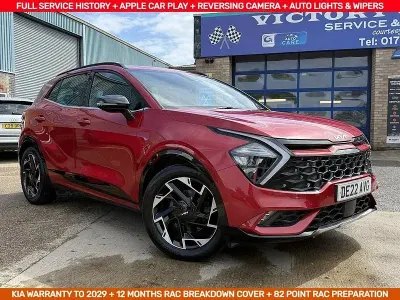 Begagnad Kia Sportage GT-Line 148 HK (108 kW) 2022 Röd SUV