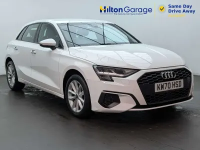 Used Audi A3 Sportback Performance 110 HP (80 kW) 2021 White Hatchback