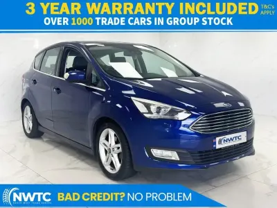 Used Ford C-MAX Titanium X 125 HP (91 kW) 2018 Blue MPV